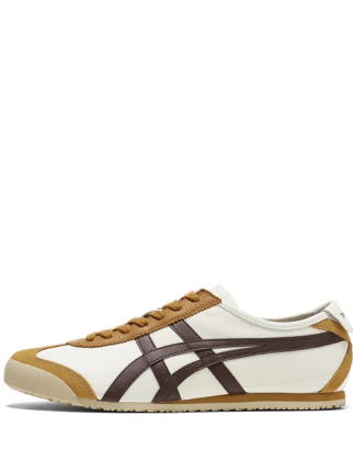 ONITSUK.A TIGER MEXICO 66 CREAM LICORICE BROWN