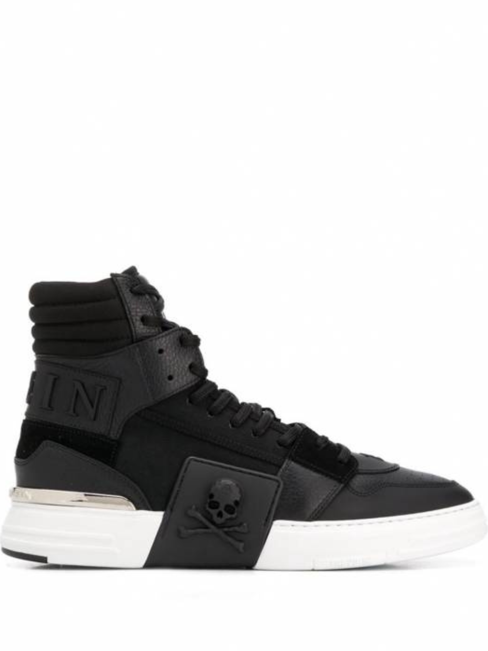 PHILIP PLEIN Multi Leather High Top Sneakers
