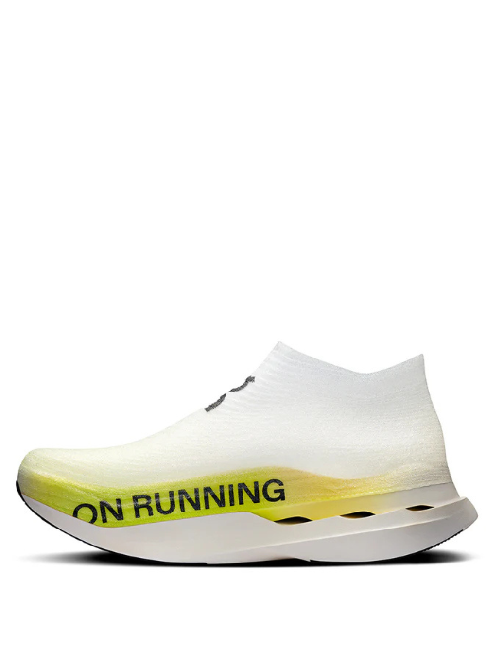 On Cloudboom Strike LS White Yellow