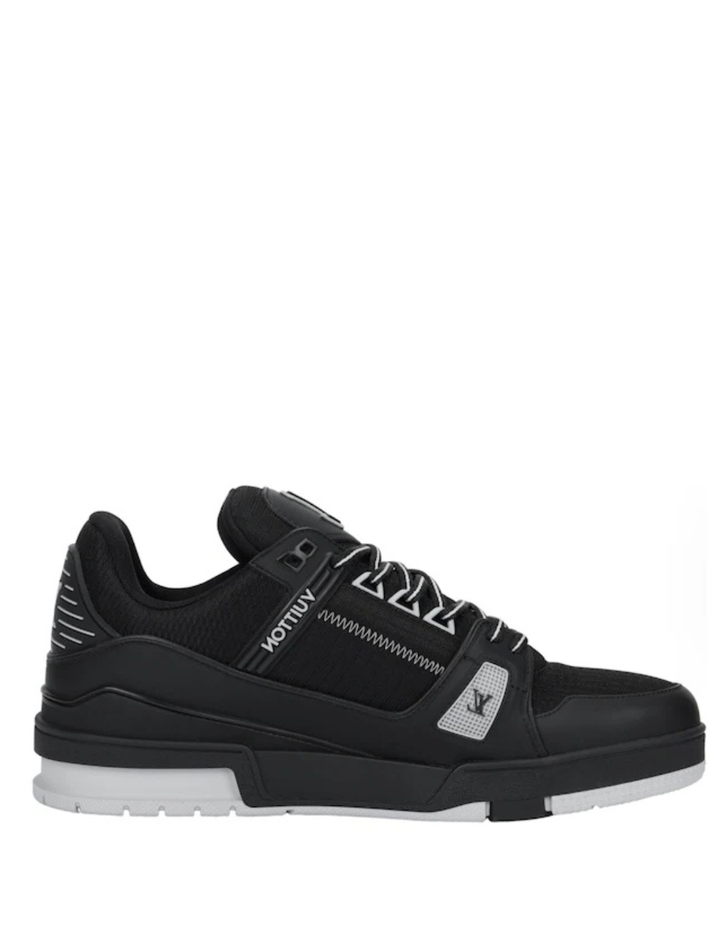 louiss Vuitton LV Trainer Sneakers black grey
