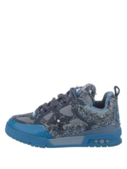 louiss VuittonSkate Trainer Blue Monogra ( fix)