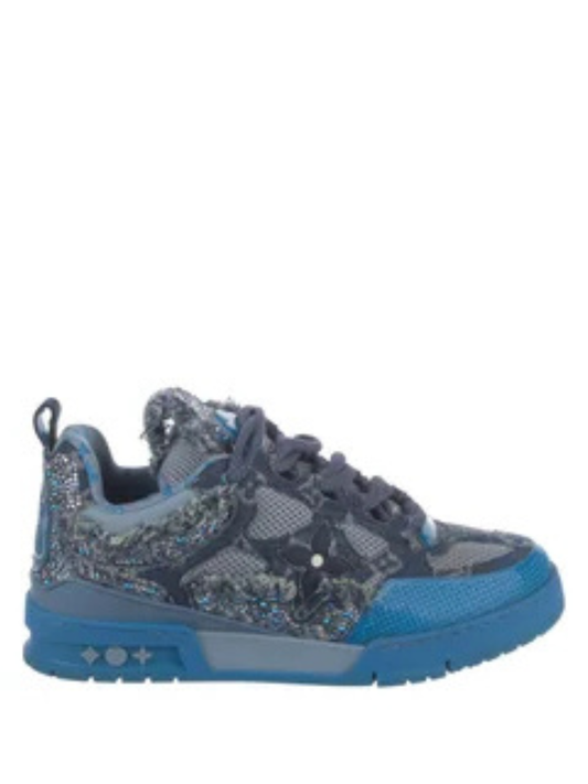 louiss VuittonSkate Trainer Blue Monogra ( fix)