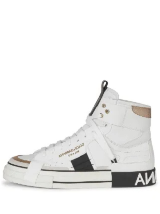 Dolc_e Gabbana D G Men Calfskin 2 Zero Custom High Top Sneakers