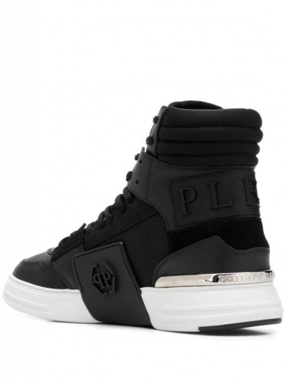 PHILIP PLEIN Multi Leather High Top Sneakers