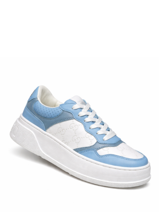 Guccii embossed platform with chunky sneaker Fix