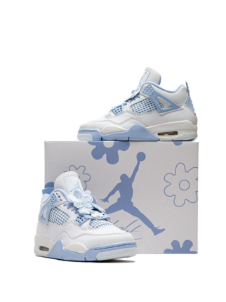 Nik ee Air Jordan 4 Forget Me Not