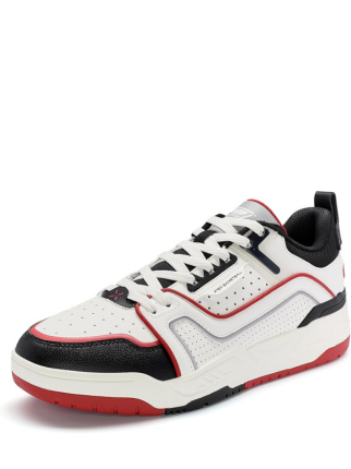 Louiss Vuittonn Lv Trainer White Red Black
