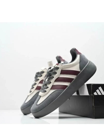 ADIDA.S BARRED GREY MAROON
