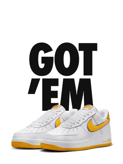 NIKE AIRFORCE 1 KOBE BRYANT LAKERS HOME