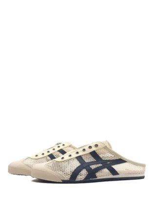 onitsukaa tiger Mexico 66 Sabot Half Cut Shoe Cream NavyFIX
