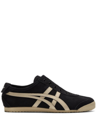 Onitsuka tiger slip on black desert suede