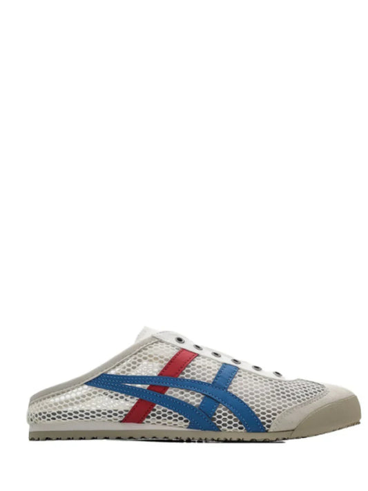 Onitsuka Tiger Mexico 66 Sabot Half Cut Shoe Sneaker White Blue Red
