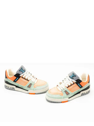 Louiss Vuitton Trainer Multi Orange sneakers
