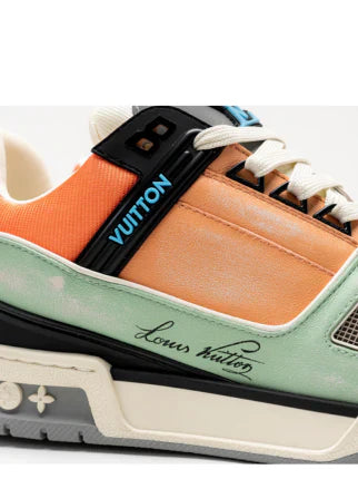 Louiss Vuitton Trainer Multi Orange sneakers