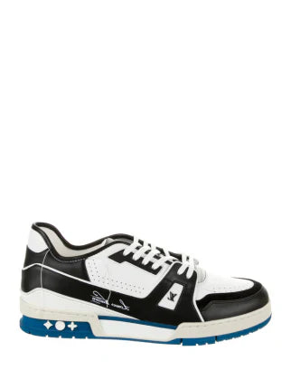 Louiss Vuittonn Lv Trainer White Blue