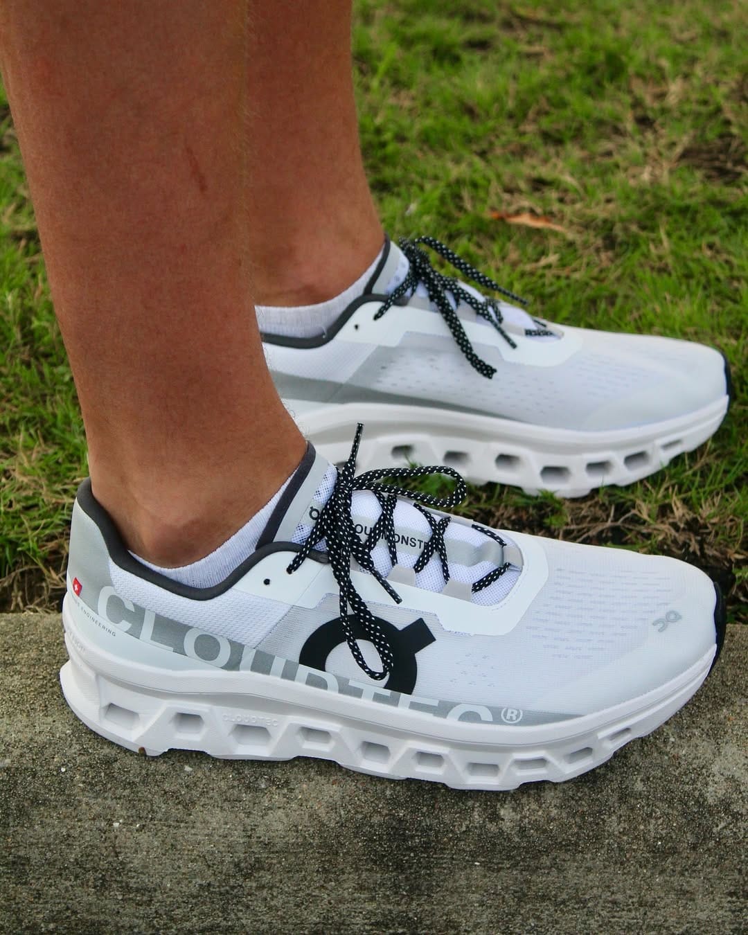 On CloudMonster All White