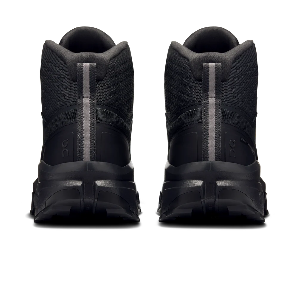 On Cloudrock Mid Waterproof Black Black (Women'S)