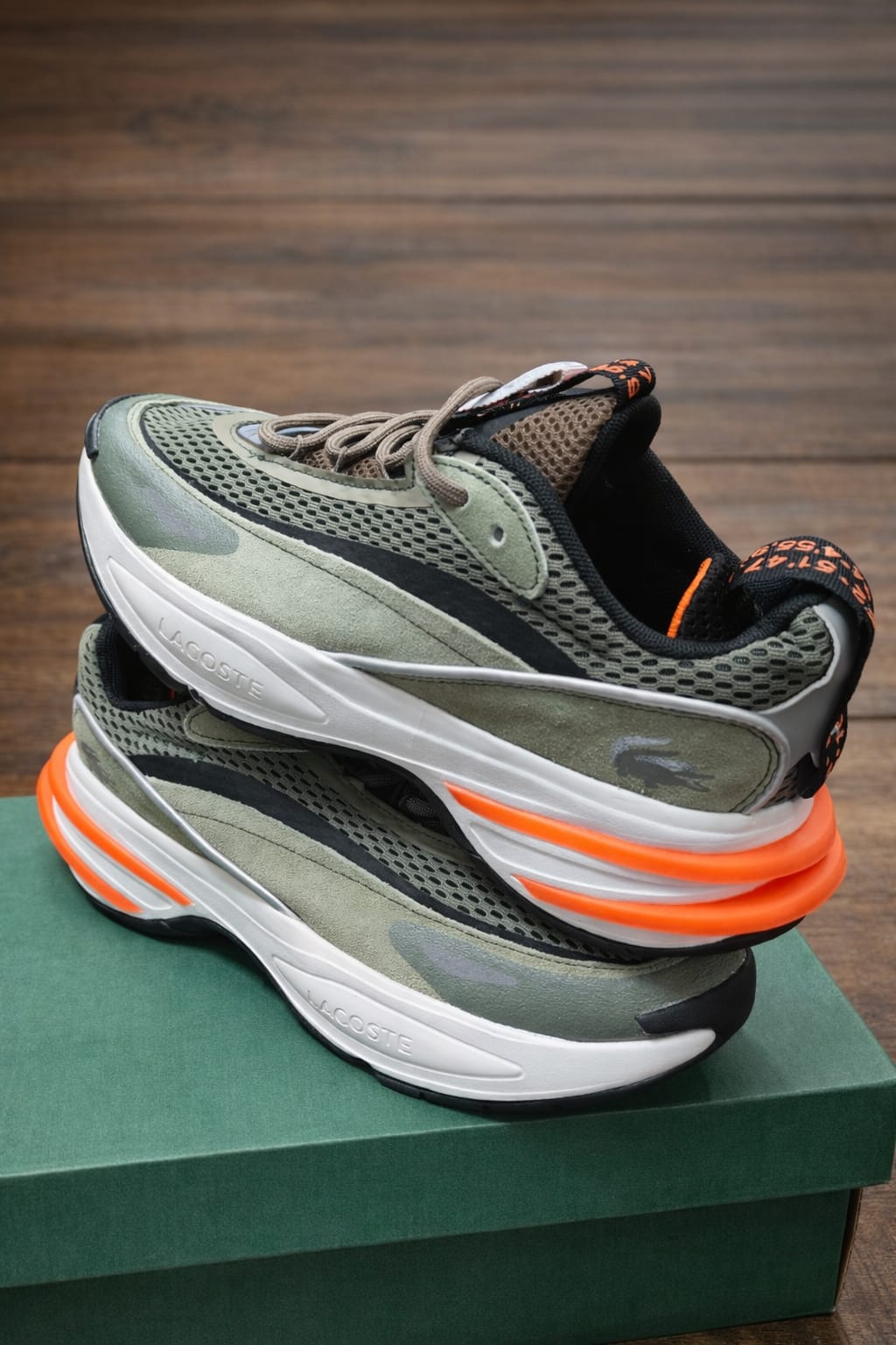 Lacoste Audyssor Orange Green off White