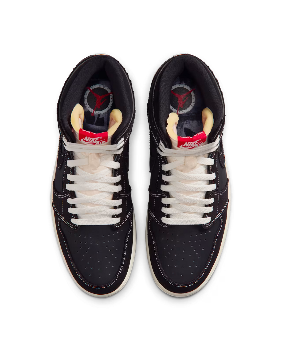 Nikee Air Jordan 1 Retro High OG Flight Club Black and Sail