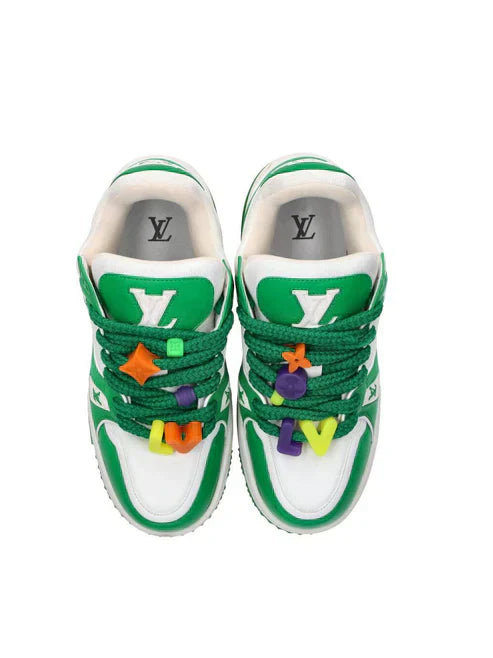 Louiss Vuittonn TRAINER Maxi Green WHITE