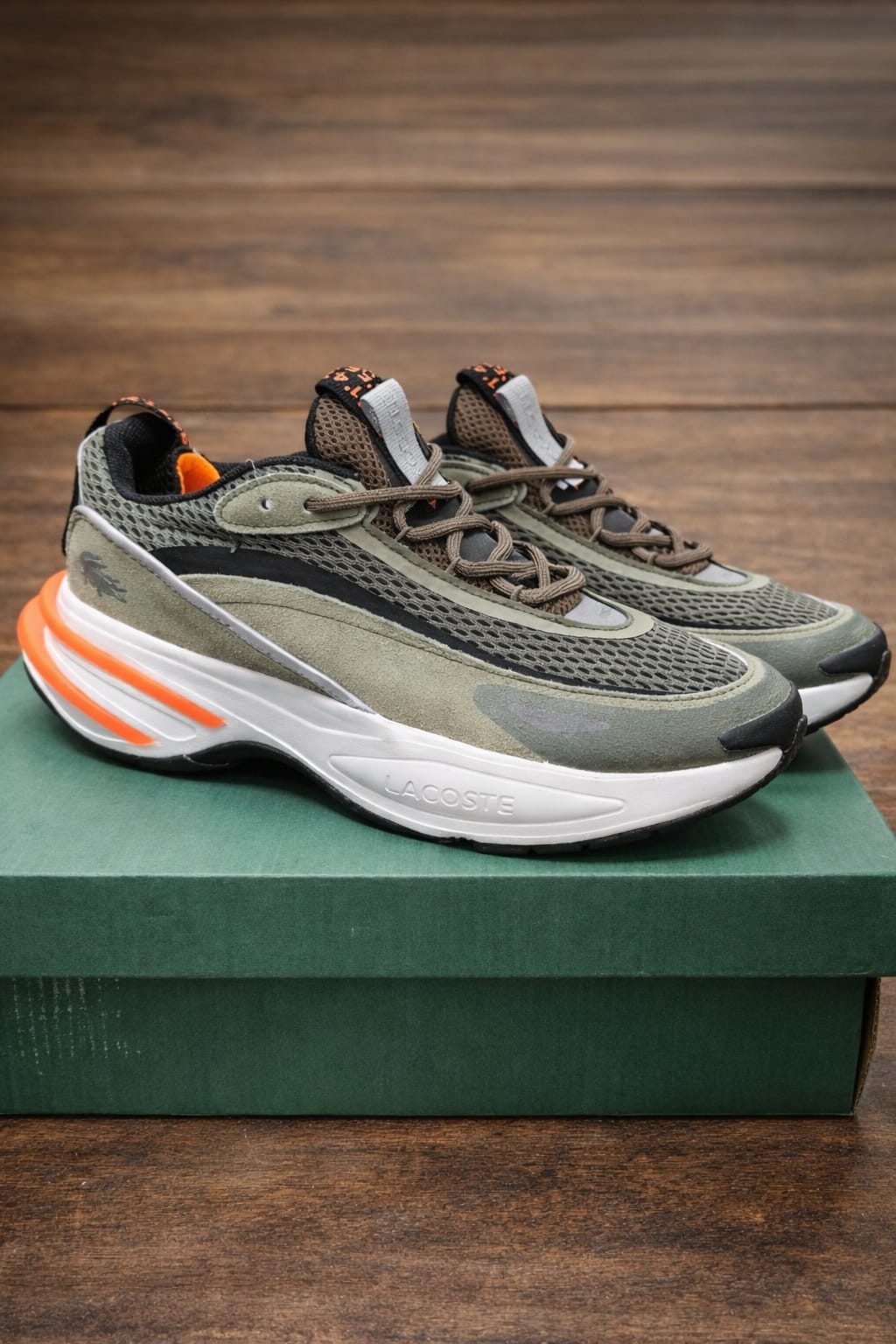 Lacoste Audyssor Orange Green off White