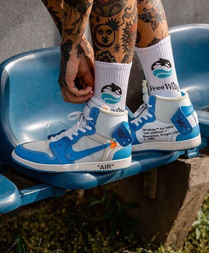 Nike Off White X Air Jordan 1 Retro High OG UNC