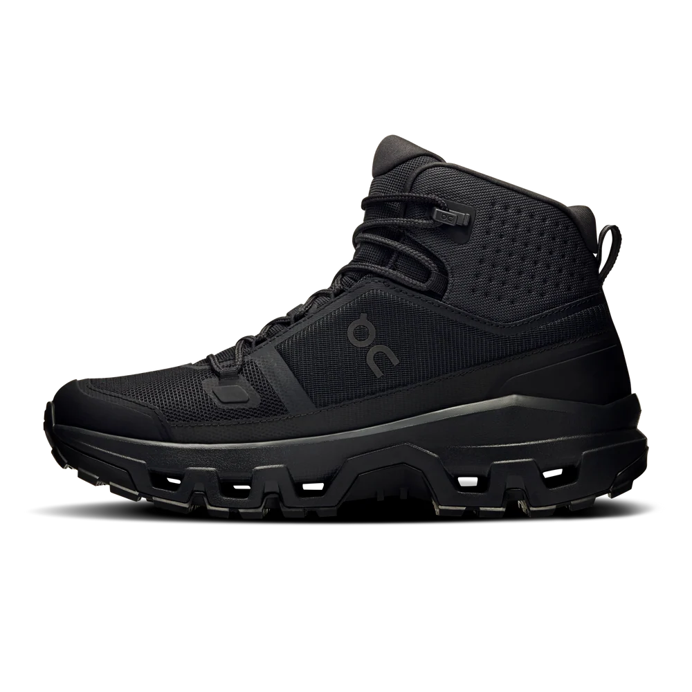 On Cloudrock Mid Waterproof Black Black (Women'S)