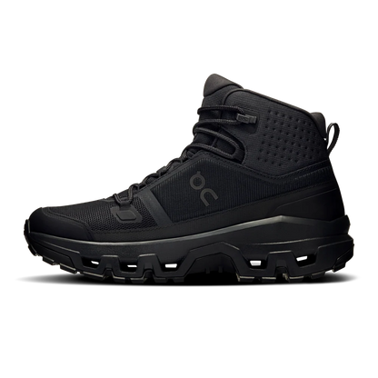 On Cloudrock Mid Waterproof Black Black (Women'S)